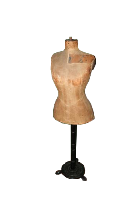 Busto sartoriale cartapesta