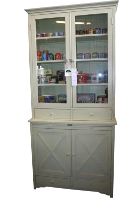 Credenza in due corpi bianca