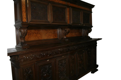 Credenzone bolognese in noce