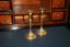 Coppia di candelabri in ottone