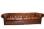 Divano chesterfield quattro posti